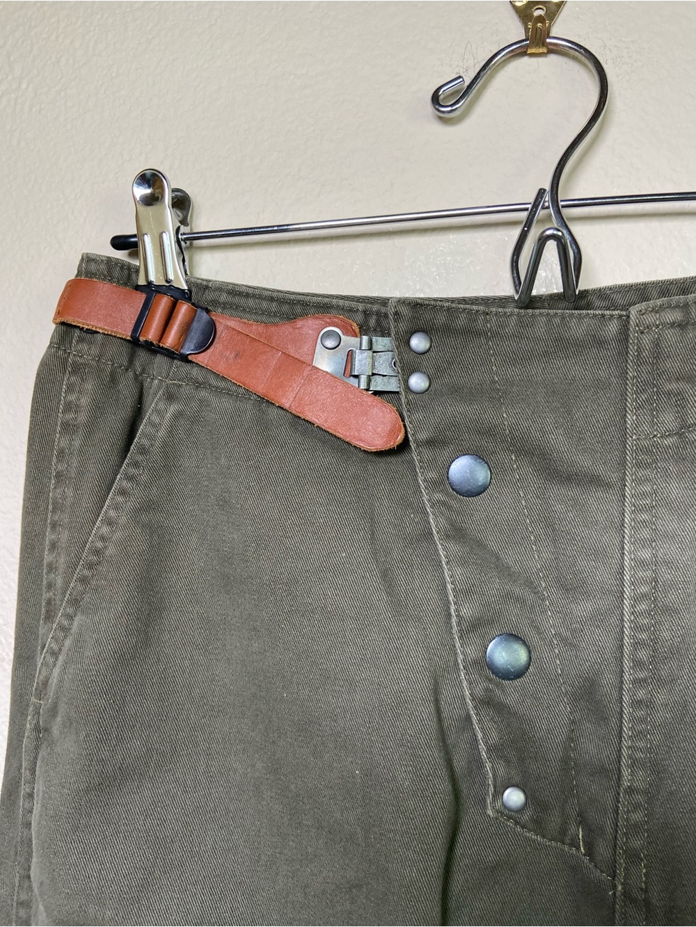 Ralph Lauren Maxi Utility Vintage Skirt Khaki Size 6 - Picture 6 of 7